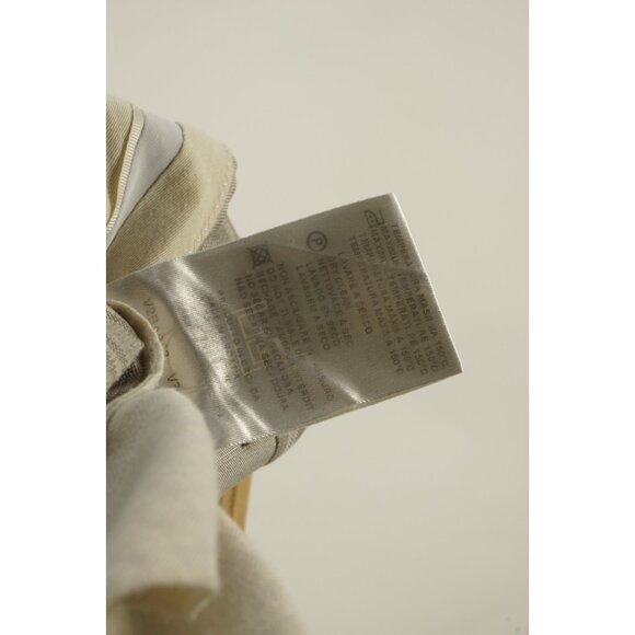 Recent Versace Wool Silk Lightweight Twill Men's 38 x 33 Gray Beige Trouser Pant - Picture 10 of 16